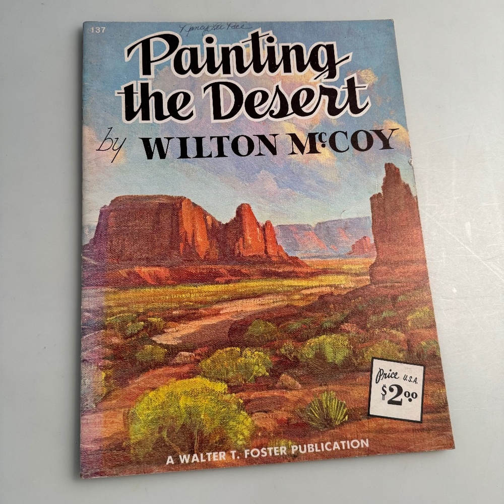 Walter Foster Painting the Desert Art Instruction Book